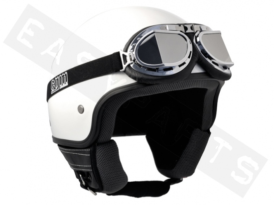 Helmbril CGM 703V Retro Zilver/ Spiegel